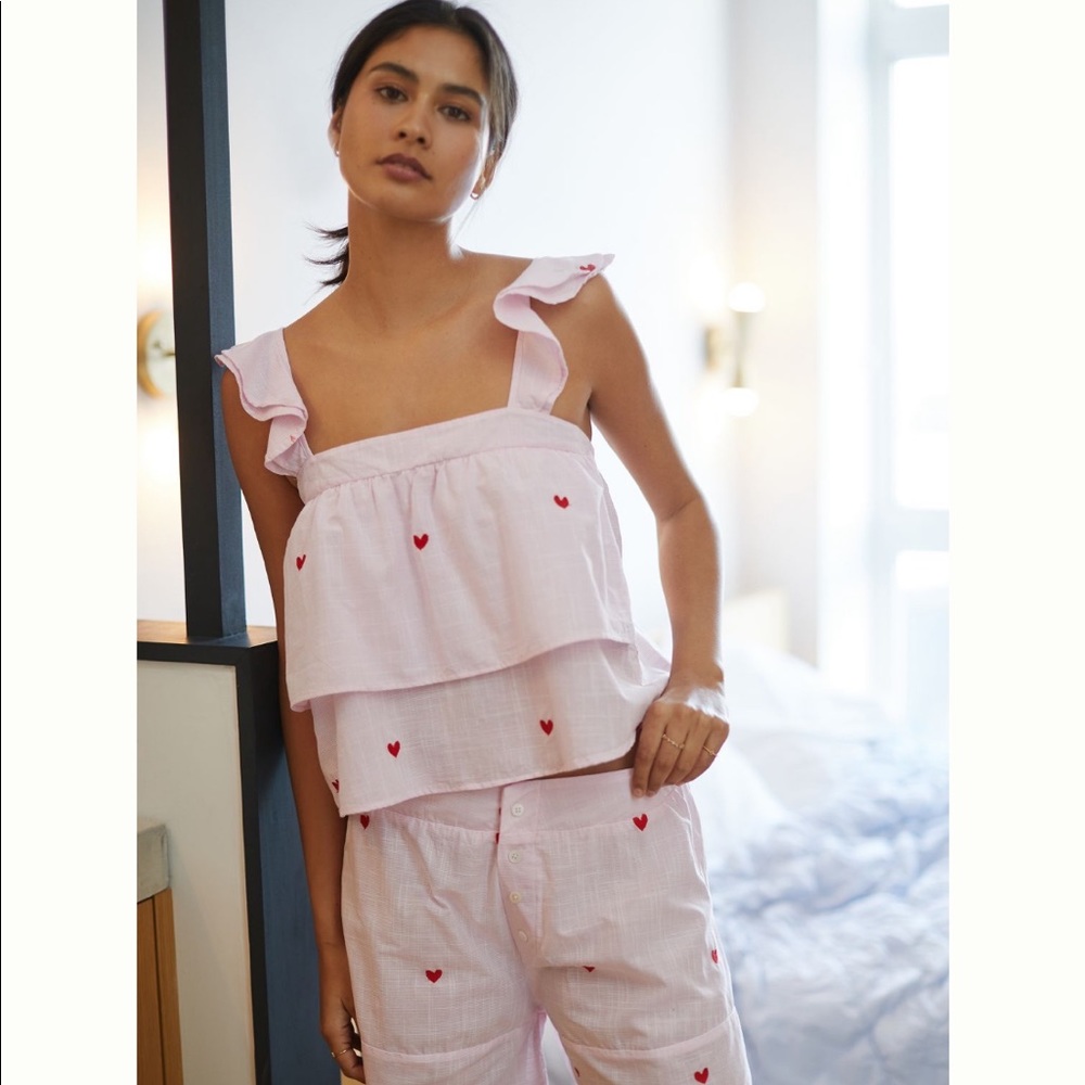 Maaji love ❤️ embroidered sleep set, hearts